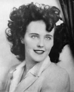 Elizabeth Short, who was known after her death as the Black Dahlia.